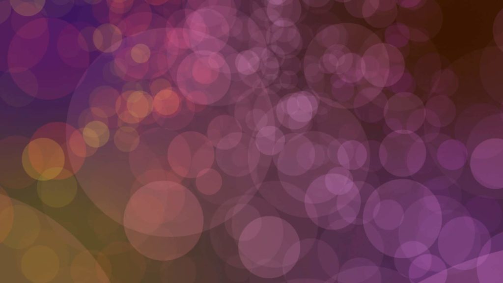 Ligths Video Menue Themed Pink, Purple and Orange Bokeh Effect Background